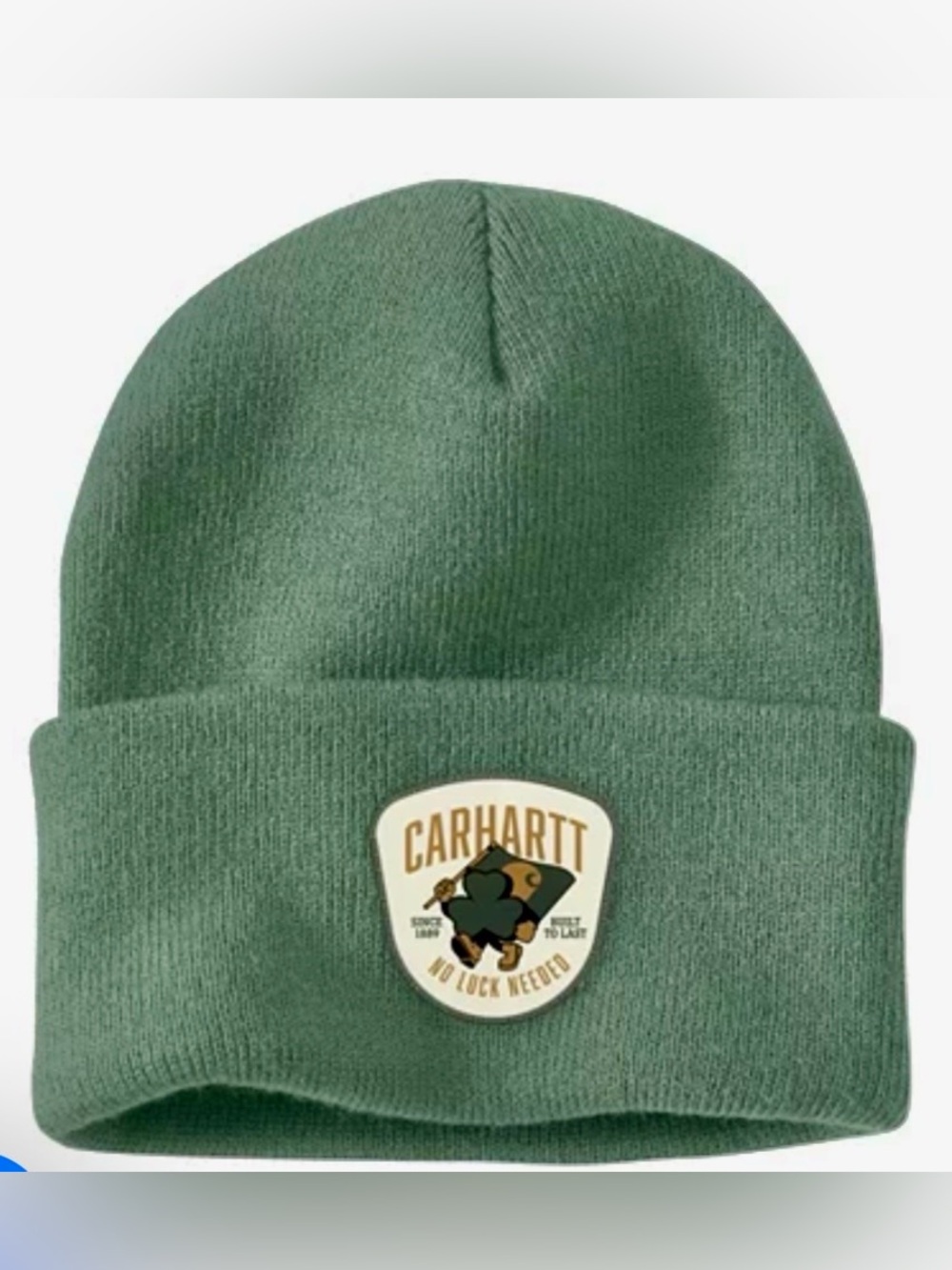 Brand New Carhartt Knit Shamrock Patch Beanie Retail $28